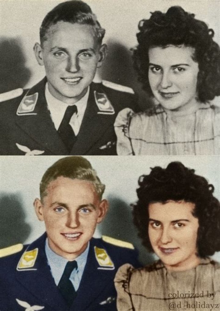 Erich Hartmann and his wife Война